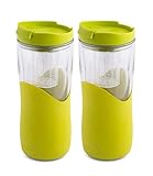 Copco Tea Thermal Double Wall Tumbler with Removable Infuser, 14 ounces, Green