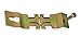 Angler Pipe Clamp, 3/4 In, Gold, PK10