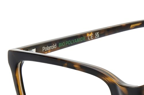 Gafas Polaroid Pld D546 hombre montura rectangular negra ligera para lentes graduadas 6