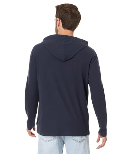 Quiksilver, Men's, Drills Hooded Thermal Ls Long Sleeve Hooded Thermal, Navy, Large2