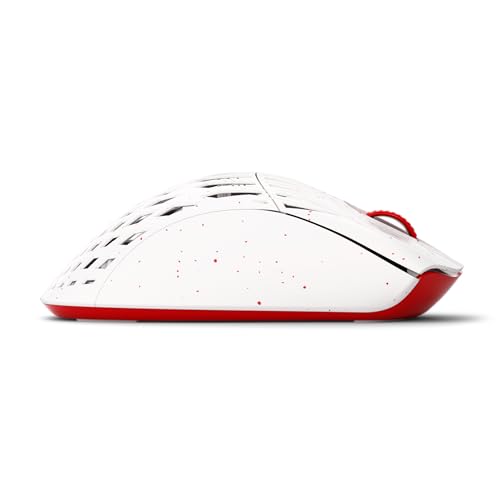 Image of PWNAGE Stormbreaker Carbon Fiber MAX CF Wireless Gaming Mouse 8kHz - 45grams Ultralight Esports Pro Gamer Flawless Professional PAW3950 Optical Sensor 36k DPI - 8000Hz - Large Ergo -Frost Fire