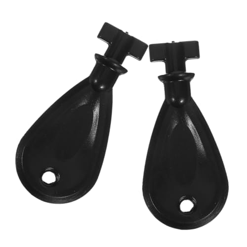 2pcs Tissue Box Paper Towel Commercial Toilet Key Waffle Dispenser Key Paper Dispenser Key Commercial Toilet Dispenser Keys Tissue Dispenser Key Toilet Paper Key Black Abs SOLUSTRE