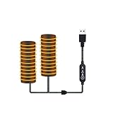 バイク用グリップヒーター ハンドルヒーター 巻き付け式 5V2A USB給電 3段階温度 取り付け簡単 ホットグリップ 汎用 オートバイ/自転車/原付/スクーター 防寒対策 冬 防寒グッズ