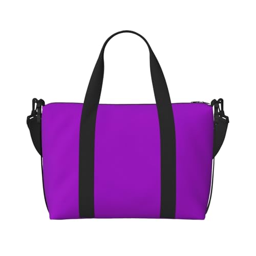 Laptop Tote Bag for Women Work - dark-purple Overnight Weekender Bags for Women Travel, Gym Bag for Women Men, Carry On Shoulder Weekender Gym Bag for Travel, Yoga