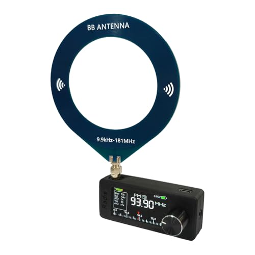 Radio Mini SI4732 con pantalla color 1.9'' y batería recargable miniatura 4