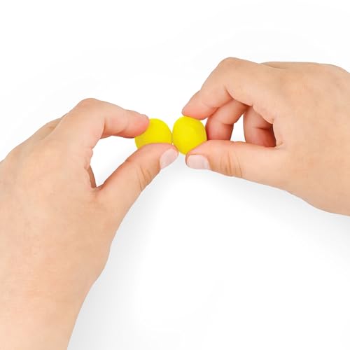 STAEDTLER Noris junior 813 Spielknete Neon Colours, besonders weich und sauber, klebt nicht, Set mit 4 Töpfchen à 130 g, 813F SLE