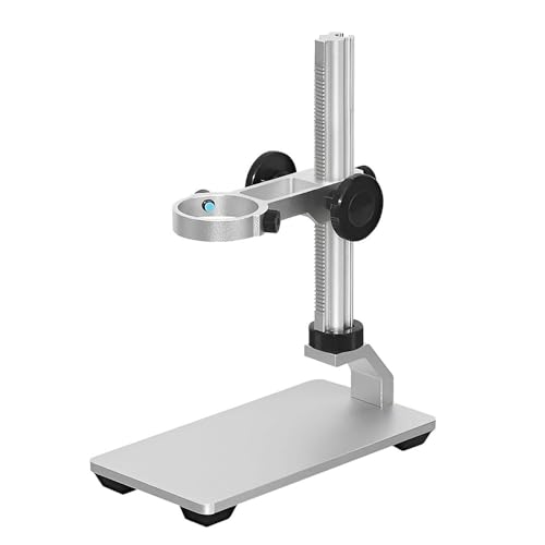 Image of Jiusion Aluminium Alloy Universal Adjustable Professional Base Stand Holder Desktop Support Bracket for Max 1.4 inch in Diameter USB Digital Microscope Endoscope Magnifier Loupe Camera