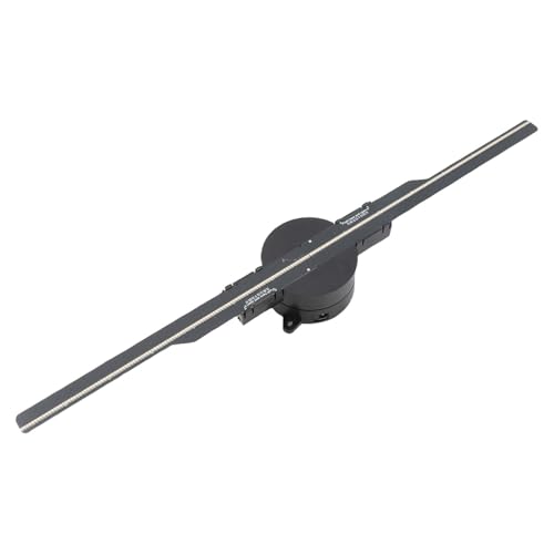 Projecteur De Ventilateur D'hologramme 3D 30CM, Lumière D