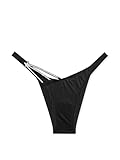 Victoria's Secret Fashion Show '24 Women's Starstruck Shine Brazilian Panty, Black, Small