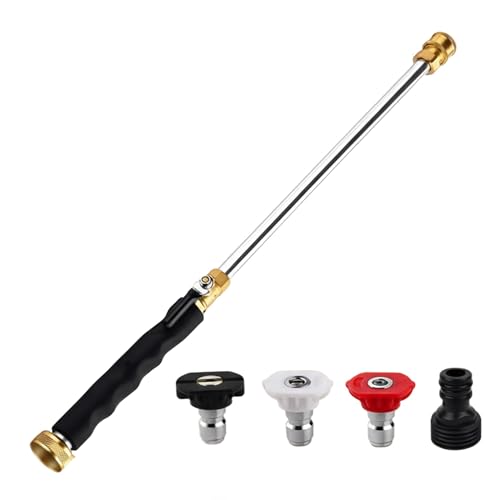 2026 Jet Nozzle Power Washer for Garden Hose with 3 Tips