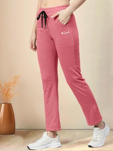 Image of Pinkmint Cotton Style Pyjamas for Women Combo l Stylish Side 2 Pockets l Gym Wear l Comfortable Track Pant