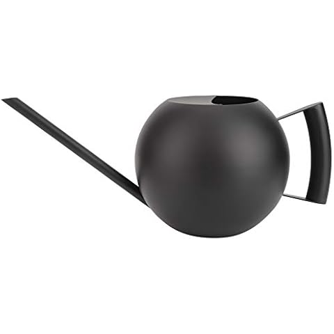 Regadera de Pico Largo, 33 oz/1L de Pico Largo, Acero Inoxidable (Negro) Cover