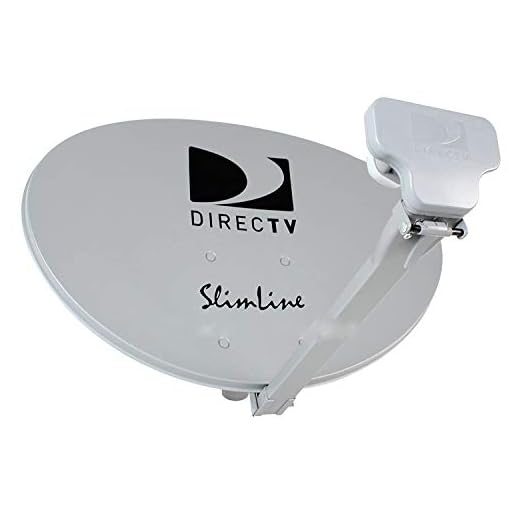 DIRECTV 1 3LNB Slimline Dish KAKU SWM3 HD Short ROOF Only STUB Foot 4Way