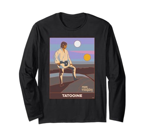T-shirt Luke Skywalker Tatooine Star Wars un cadeau idéal à manches longues pour Noël