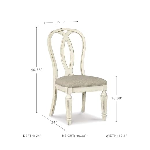 Chic French Country Dining Chair Set of 2