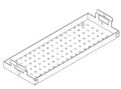 Instrument Tray (Small) for Pelton & Crane PCT142