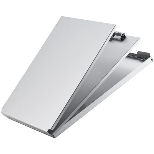 ZCZN Recycled Aluminum Storage Clipboard, Clipboard Box, Form Holder, Suitable for School, Office, Jobsite or Medical Staff, Silver image 3