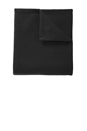 Port Authority Core Fleece Blanket-One Size (Black)