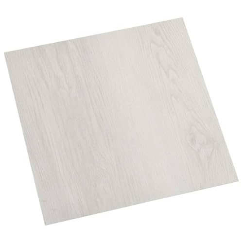 vidaXL 20x Tarimas Autoadhesivas Lama Baldosa Azulejo Suelo Salón Sala de Estar Dormitorio Antideslizantes Impermeables PVC 1,86 m² Beige
