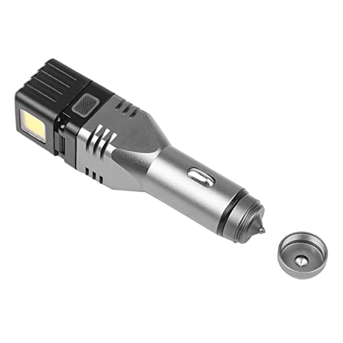 MOOKEENONE 1x LED Flashlight, XPG LED Car Cigarette Flashlight Rechargeable Mini Torch Light Accessories Tool