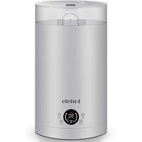 ELEHOT Humidificador Ultrasónico Silencioso 3L Humidificador de Aire para Bebés Dormitorio