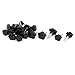 Lon0167 New M8x30mm Male Featured Thread 38mm Dia Reliable Efficacy Plastic Star Head Screw On Type Clamping Knobs 19pcs(id:b48 ce ac e05)