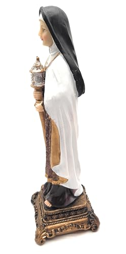 Estatua Religiosa Santa Clara 12 Pulgadas miniatura 3