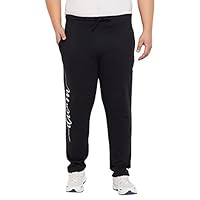 Bigbanana Plus Size Men's Regular Fit Trackpant (Burg,Black,8XL)