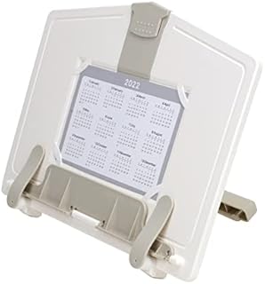Plastic Book Stand Foldable Recipe Cookbook Holder Stand Kitchen Adjustable Bookrest Reading Rest for Kitchen Office