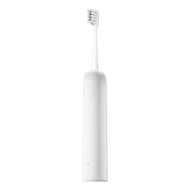 Wave Electric Toothbrush for Adults Sonic Vibration Rotation Technology 3 Brush Heads IPX7 Waterproof Travel-Friendly Deep Cleaning Durable