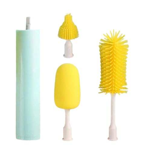Cepillo eléctrico para botellas, Lavavasos electrónico multifuncional, Cepillo de limpieza de inteligente para niños, Herramienta de limpieza de utensilios potentes para tazas, botellas