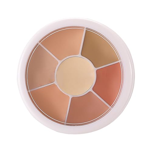 Paleta de corrector de colores - Juego de base, kit de maquillaje impermeable | Paleta de cobertura de resaltado, herramienta de contorno de larga duración para uso diario,