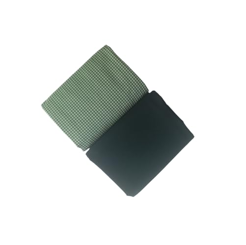 Pack Of 1 Unstitched Cotton Blend uniform dress Green multicolor checked Shirt & Dark green Pant/Trouser fabric for men/boy/girl - Shirt – 2.25 meter, Pant – 1.20 meter-image-33