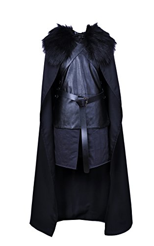 CosTop Game of Thrones Jon Snow Knights Watch Cosplay Costume for Man and Child, Blue , M-L
