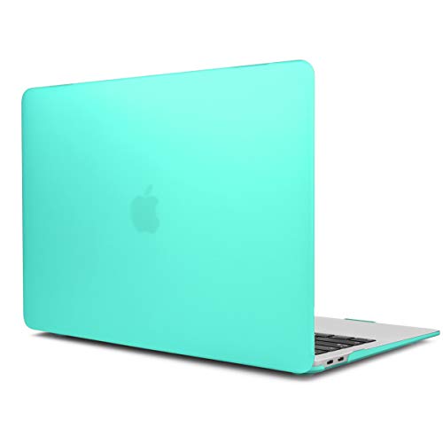 TwoL 13 インチ MacBook Pro Retina ケース 人気 超薄型 超軽量 汚れ防止 プラスチック製 マックブック シェルカバー2012-2015 MacBook Pro Retina 13.3 インチ A1502/A1425 モデル 対応, ミントブルー