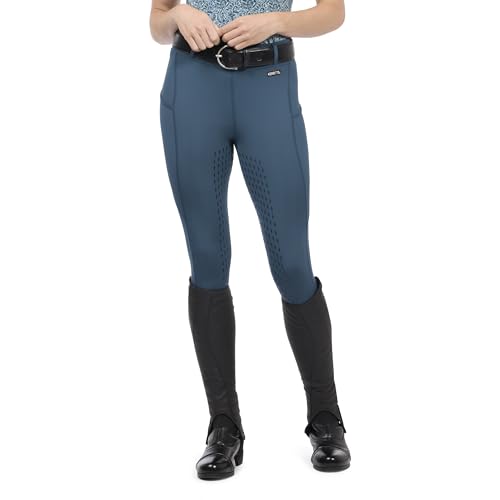 Image of Kerrits Women's Coolcore Full Leg Grip Horse Riding Tights - Cooling Equestrian Leggings, Silicone Grip, Pockets