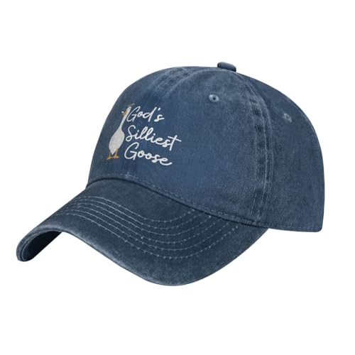 Image of Funny Goose Hat Silly Goose On The Loose Hat Men Baseball Hats Funny Cap