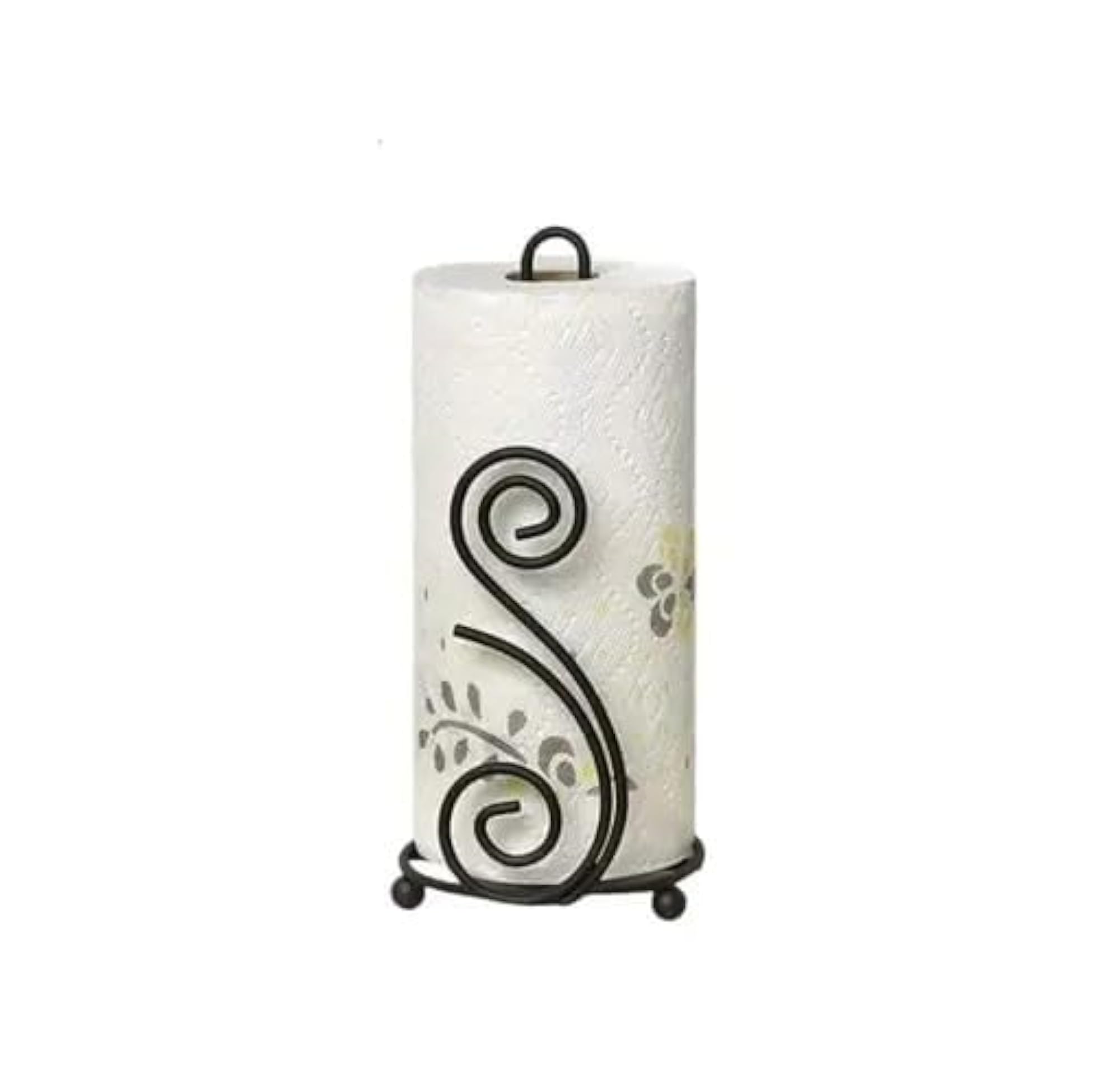 Wooden Mart Iron S Shaped Tissue Roll Stand