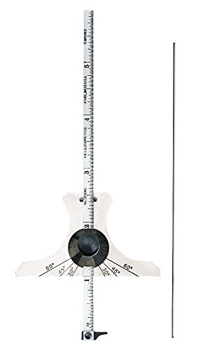 Best Cyber Deals 🔥 Series 236H Combination Steel Rule Depth and Angle Gage with Hook Rule and Rod