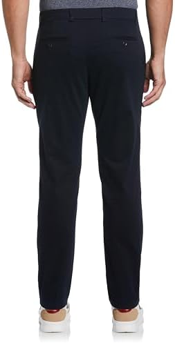 Perry Ellis Men's Portfolio Essentials Slim Fit Cotton Active Waistband Dress Pant