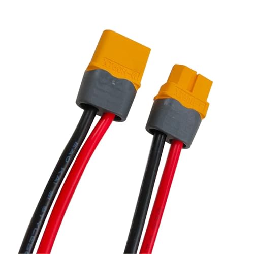 Conectores XT60H de alta corriente hembra con cable de 15cm para proyectos RC, 10 piezas 6