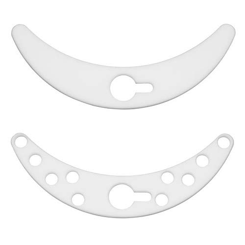 Chemglass CG-2081-15 Series CG-2081 Banana Shape Perforated Stirrer Blade for 12000 mL Flasks, 45/50 Minimum Joint Clearance, 10 mm Diameter, PTFE
