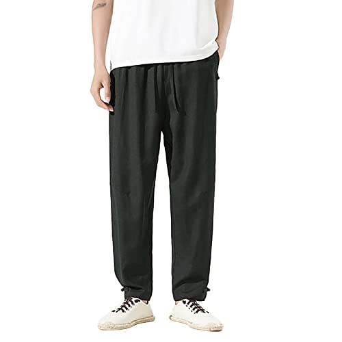 Pantalon chino en lin homme à coupe ample : le savoir-faire d'un pantalon d'été haut de gamme