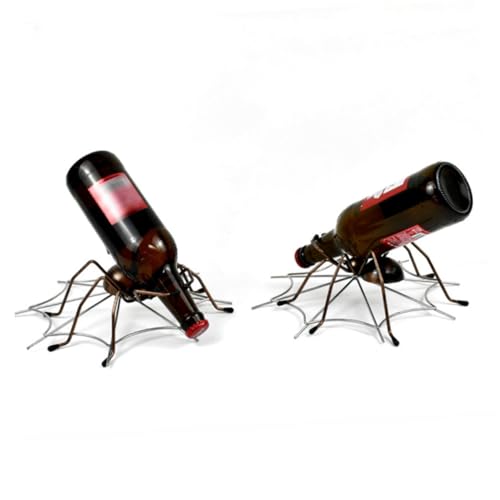 Soporte metálico Veemoon para botellas de vino miniatura 5