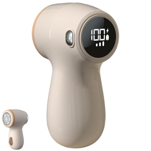 Quitapelusas para ropa, Quitapelusas portátil - Eliminador de pelusas de pantalla LED recargable por USB,Depiladora de tela ajustable con velocidad, removedor de bolitas portátil para suéteres, mantas