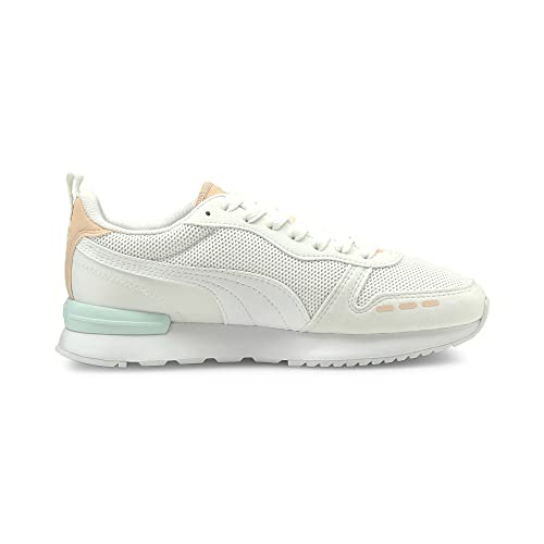 Image of PUMA Unisex Adults R78 Sneaker, Puma White Puma White Peach Parfait, US 7.5