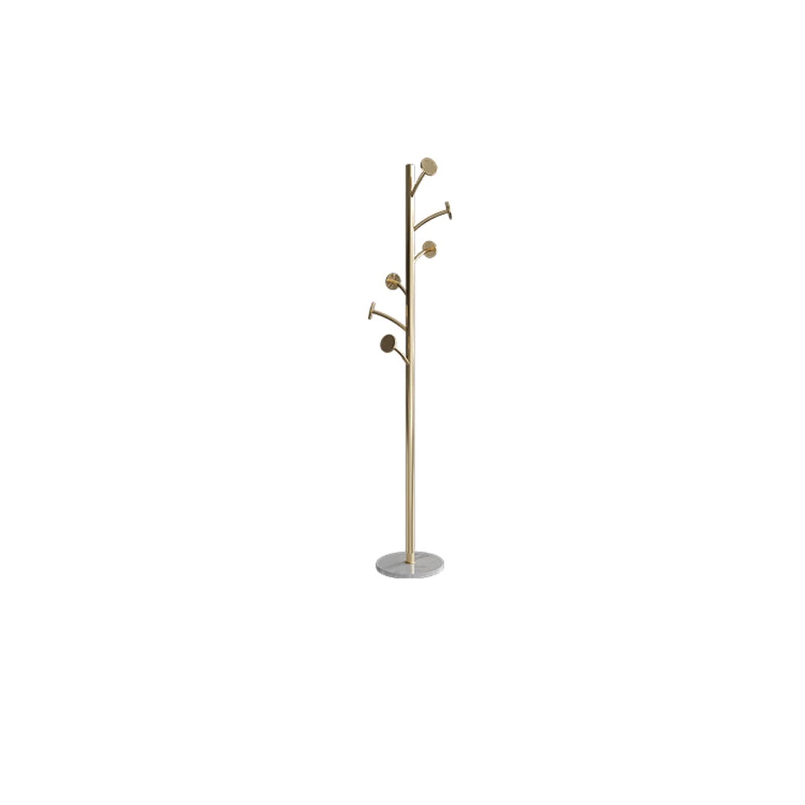 TOMYEUS Bastidor de Abrigo Estante de Abrigo Piso de pie for el hogar Tenedor de la suspensión del Sombrero del árbol (Color : A)