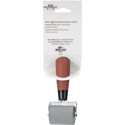 MARSHALLTOWN Paint And Wallcovering Seam Roller, 2 Inch flat Solid Rubber Installation Tool, Made in the USA, E54D - Image 6