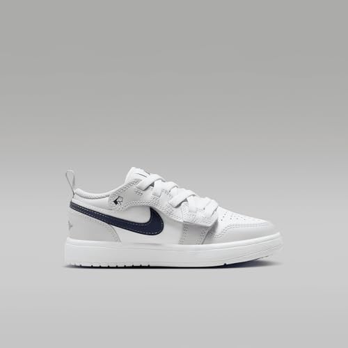 preschool jordan 1 low alt (white/midnight navy)3