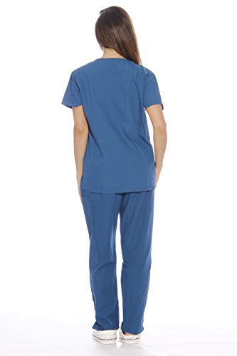 Just Love Women's Six Pocket Medical Scrubs Set (V-Neck with Cargo Pant)